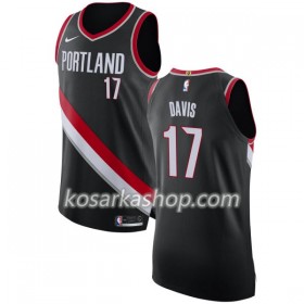 Dres Portland Trail Blazers Ed Davis 17 Nike 2017-18 Crna Swingman